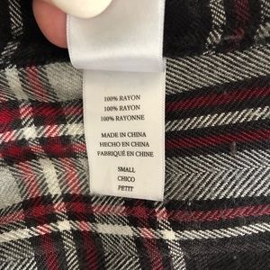 Rails Tops - Rails Soft Plaid Flannel Checkered Button Up A1 Rails Tops - Rails Soft Plaid Flannel Checkered Button Up A1